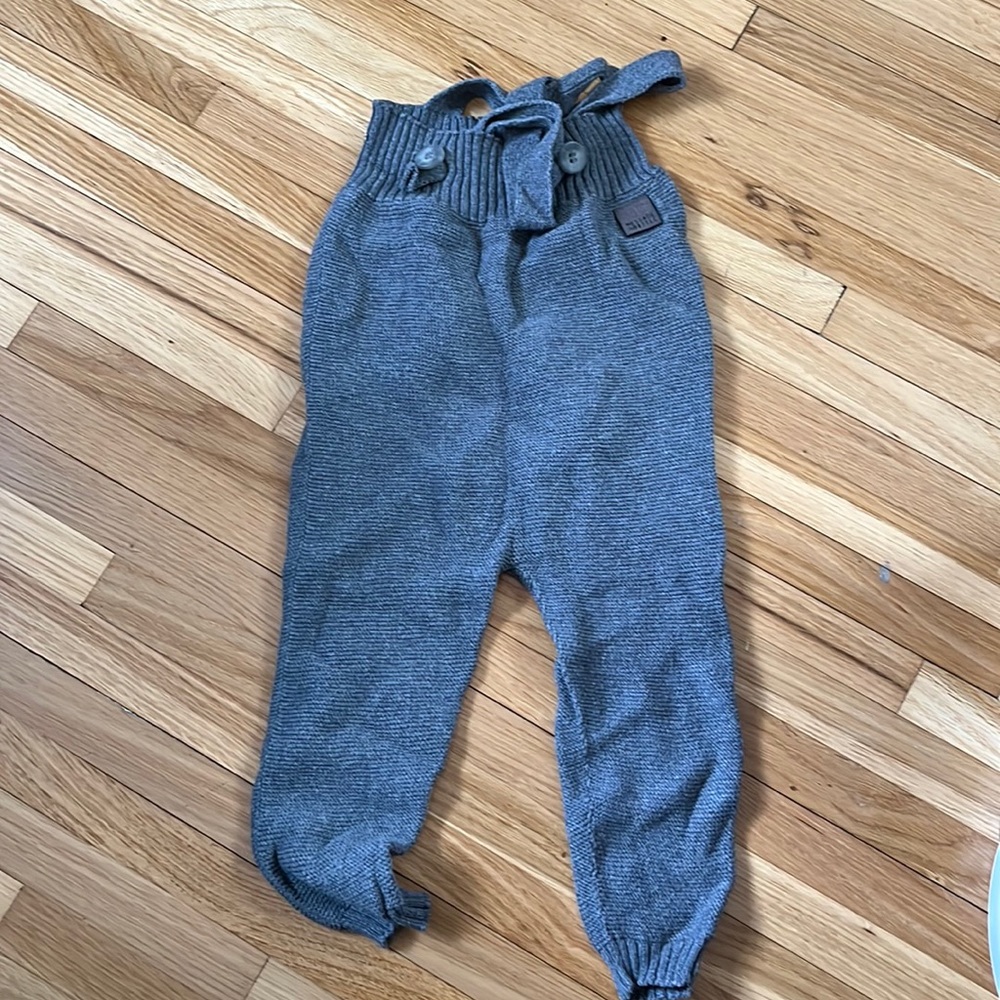 Message in a bottle size 24 months gray knit romper